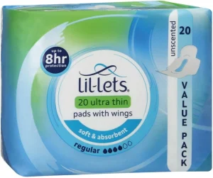 Lil-Lets Ultra Thin Pads Regular Scented Thinsize Sanitary Pad (Pack of 20) | Shop Online
