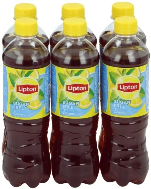 Lipton Sugar Free Lemon Flavoured Iced Tea (6 x 500 ml) | Shop Online
