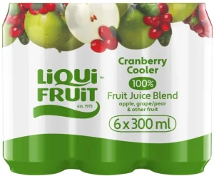 Liqui Fruit Cranberry Cooler 100% Juice Blend (6 x 300 ml) | Shop Online