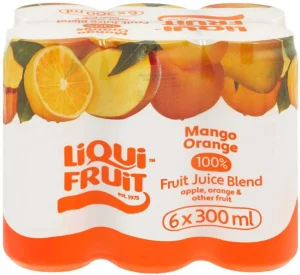 Liqui Fruit Mango & Orange 100% Juice Blend (6 x 300 ml) | Shop Online