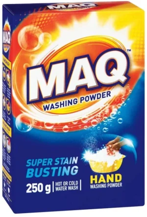 MAQ Super Strain Bursting Washing Powder 250 g (Pack of 60) | Shop Online