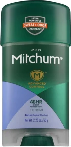 Mitchum Gel Antiperspirant Ice Fresh Deodorant Stick – For Men (63 g) | Shop Online