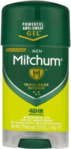 Mitchum Gel Antiperspirant Mountain Air Deodorant Stick – For Men (63 g) | Shop Online