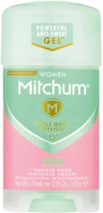 Mitchum Gel Antiperspirant Powder Fresh Deodorant Stick – For Women (63 g) | Shop Online