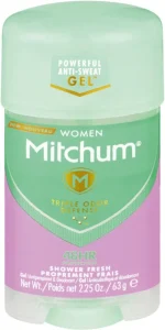 Mitchum Gel Antiperspirant Shower Fresh Deodorant Stick – For Women (63 g) | Shop Online