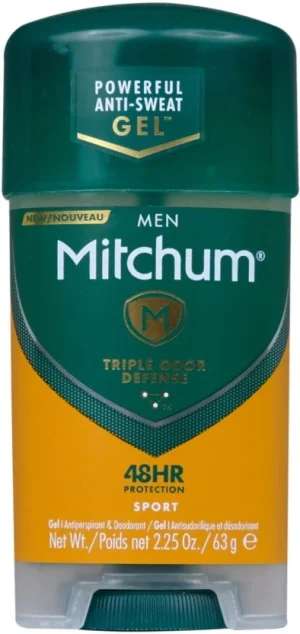 Mitchum Gel Antiperspirant Sport Deodorant Stick - For Men (63 g) | Shop Online