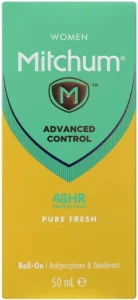 Mitchum Roll On Female Pure Fresh Deodorant – For Women (50 ml) | Shop Online