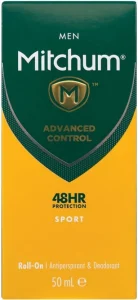 Mitchum Roll On Male Sport Deodorant – For Men (50 ml) | Shop Online