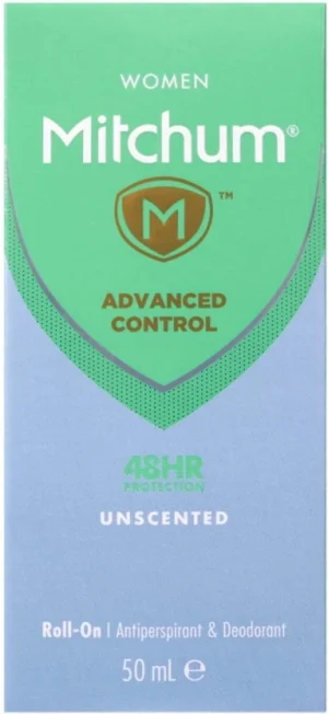 Mitchum Roll On Unscented Deodorant - For Women (50 ml) | Shop Online
