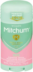 Mitchum Stick Powder Fresh Deodorant – For Women (76 g Pack of 6) | Shop Online