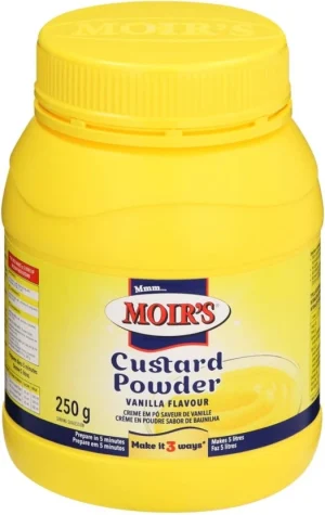 Moir's Vanilla Flavour Custard Powder  (6 x 250 g) | Shop Online