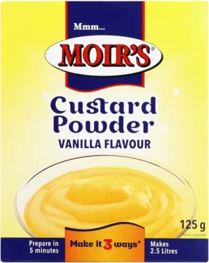 Moir's Vanilla Flavour Custard Powder  (72 x 125 g) | Shop Online