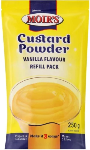 Moir's Vanilla Flavour Refill Pack Custard Powder  (10 x 250 g) | Shop Online