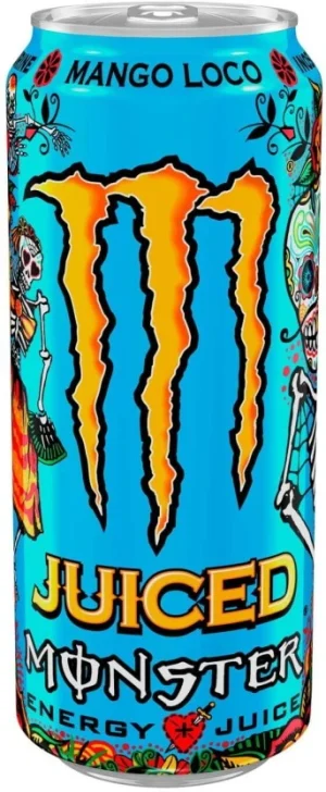 Monster Loco Juiced Energy Drink  (Mango Flavoured, 24 x 500 ml) | Shop Online