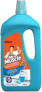 Mr Muscle Tile Cleaner Shine & Fragrances Mountain Fresh  (6 x 750 ml) | Shop Online