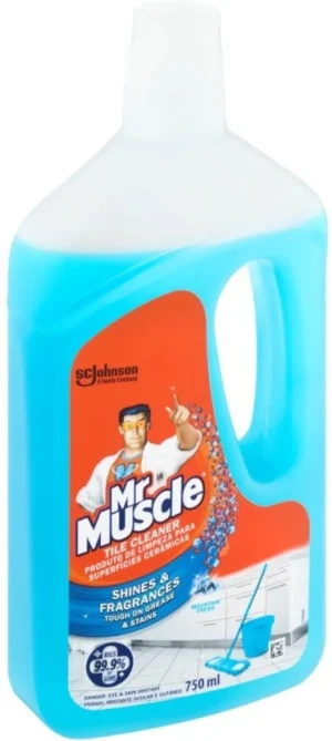 Mr Muscle Tile Cleaner Shine & Fragrances Mountain Fresh  (750 ml) | Shop Online