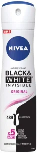 Nivea Antiperspirant Black & White Deodorant Spray – For Women (150 ml Pack of 6) | Shop Online