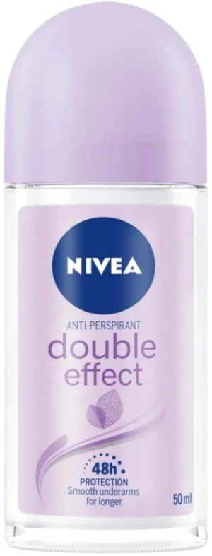 Nivea Antiperspirant Double Effect Deodorant Roll-on - For Women (50 ml Pack of 6) | Shop Online