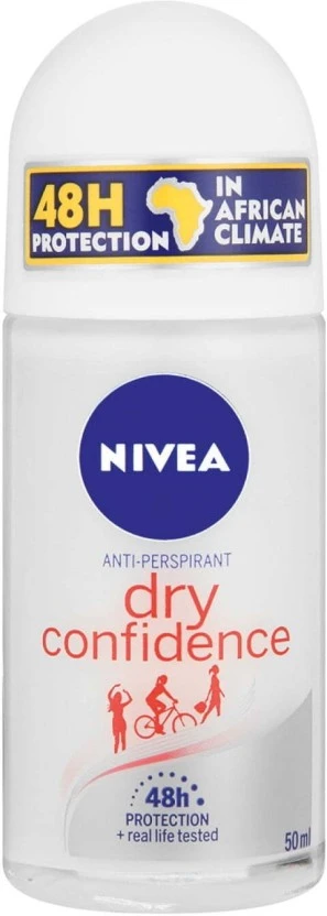 Nivea Antiperspirant Dry Confidence Deodorant Roll-on - For Women (50 ml Pack of 6) | Shop Online