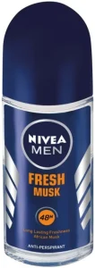Nivea Fresh Musk Deodorant Roll-on – For Men (50 ml Pack of 6) | Shop Online