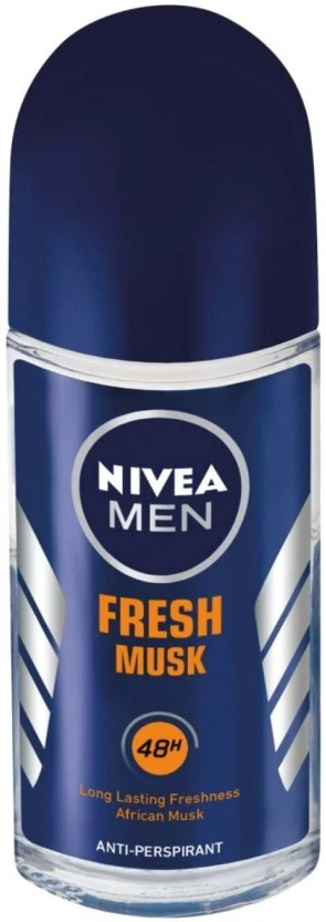 Nivea Fresh Musk Deodorant Roll-on - For Men (50 ml Pack of 6) | Shop Online