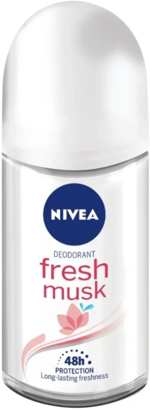 Nivea Fresh Musk Deodorant Roll-on - For Women (50 ml) | Shop Online