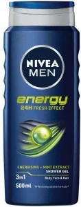 Nivea Men Energy Shower Gel Body Wash (500 ml) | Shop Online