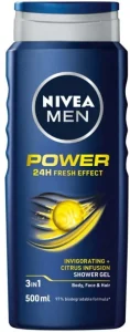 Nivea Men Power – 24H Fresh Effect Body Wash (12 x 500 ml) | Shop Online