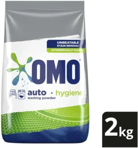 Omo Unbeatable Stain Removal Hygienically Cleans Washing Powder 2 kg (Pack of 9) | Shop Online