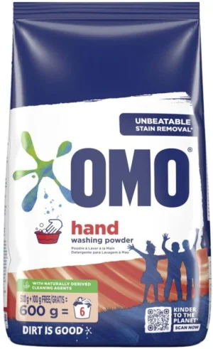 Omo Unbeatable Stain Removal Washing Powder 500 g (Pack of 36) | Shop Online