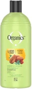 Organics Ginseng & Almond Oil Anti Hairfall Shampoo (1 L) | Shop Online