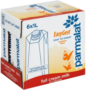 Parmalat Easygest Uht Milk Full Cream (6 x 1 L) | Shop Online