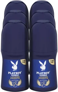 Playboy London Knights Deodorant Roll-on – For Men (300 ml Pack of 6) | Shop Online