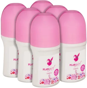 Playgirl Roll On Love Is Deodorant – For Women (50 ml Pack of 6) | Shop Online