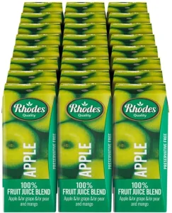Rhodes 100% Apple Juice (24 x 200 ml) | Shop Online