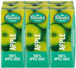 Rhodes 100% Apple Juice (6 x 200 ml) | Shop Online