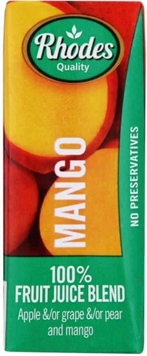 Rhodes Mango 100% Fruit Juice Blend (200 ml) | Shop Online