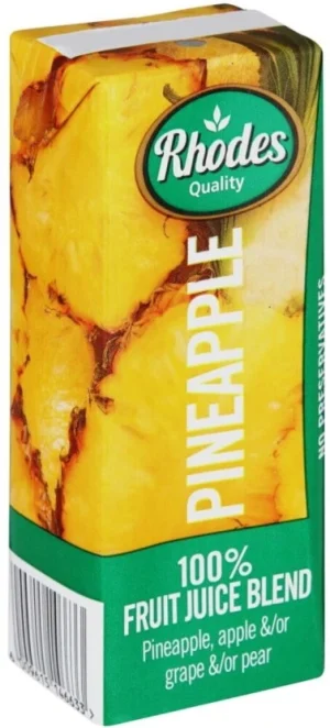 Rhodes Pineapple 100% Fruit Juice Blend (6 x 200 ml) | Shop Online