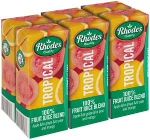 Rhodes Tropical 100% Fruit Juice Blend (6 x 200 ml) | Shop Online