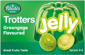 Rhodes Trotters Greengage Flavoured Jelly Powder Crystals (40 g) | Shop Online