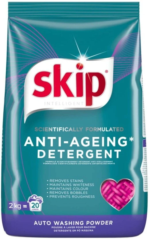 SKIP Anti Ageing Washing Powder 2 kg (Pack of 9) | Shop Online - Image 2