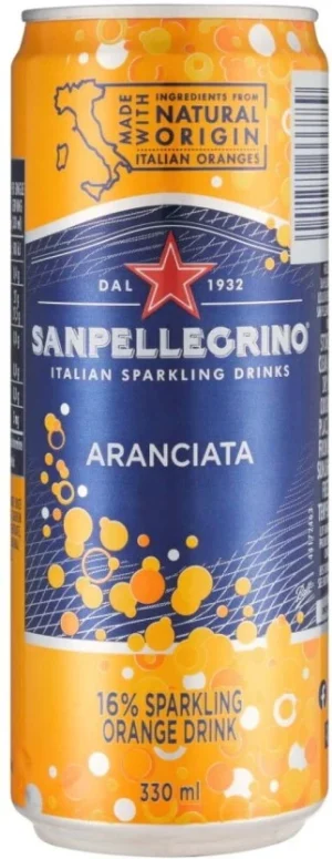 Sanpellegrino Aranciata Sparkling Orange Drink  (24 x 330 ml) | Shop Online