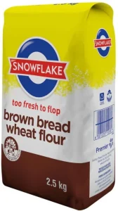 Snowflake Brown Bread Wheat Flour (2.5 kg Pack of 8) | Shop Online