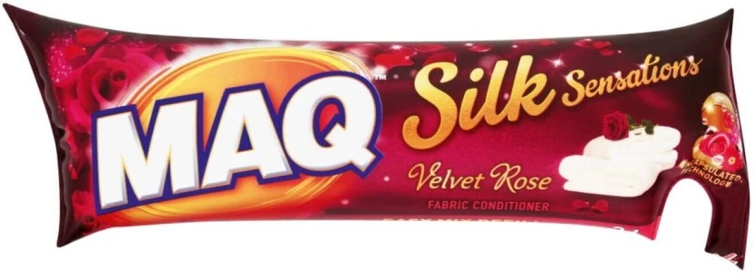 MAQ Silk Sensation Velvet Rose Fabric Softener (12 x 125 ml) | Shop Online