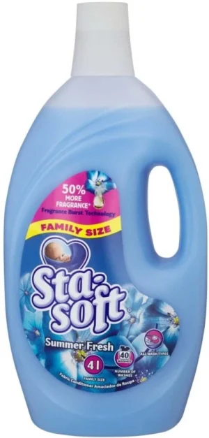 Sta-Soft Summer Fresh Fabric Softener  (4 L) | Shop Online