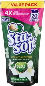 Sta-Soft Ultra Concentrate Anti Bacterial Fabric Softener  (500 ml) | Shop Online