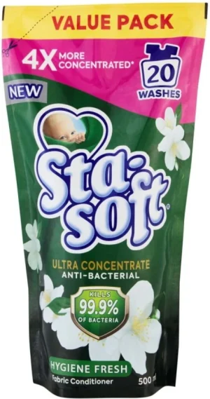 Sta-Soft Ultra Concentrate Anti Bacterial Fabric Softener  (500 ml) | Shop Online