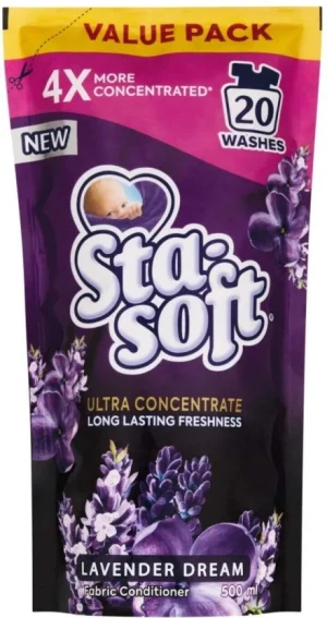 Sta-Soft Ultra Concentrate Lavender Dream Fabric Softener  (12 x 500 ml) | Shop Online