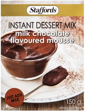 Staffords Instant Dessert Mix Milk Chocolate Flavoured Mousse Baking Paste (150 g) | Shop Online