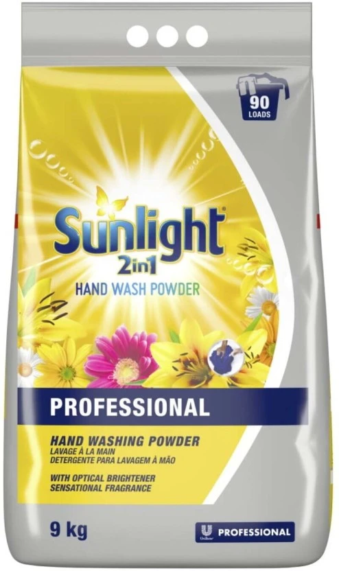 Sunlight 2-in-1 Professional Hand Wash Washing Powder 9 kg | Shop Online
